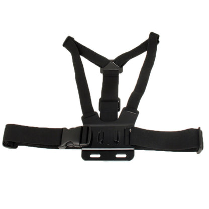 Extreme Sport Front Chest Elastic Belt Shoulder Strap Mount Holder for GoPro, Insta360, DJI and Other Action Cameras(Black) - Chest Belt by PMC Jewellery | Online Shopping South Africa | PMC Jewellery | Buy Now Pay Later Mobicred