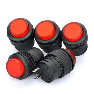 R16-503 Non-Locked 16mm 2-Pin Push Button Switch (5 Pcs in One Package, the Price is for 5 Pcs) - Car Switches by PMC TechLife | Online Shopping South Africa | PMC TechLife | Buy Now Pay Later Mobicred