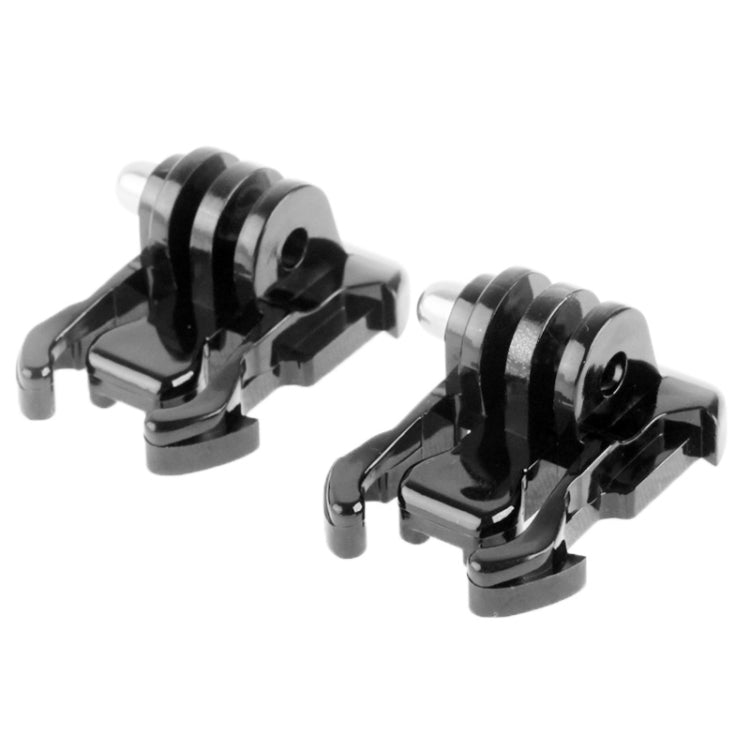 10 PCS ST-06 Basic Strap Mount Surface Buckle for GoPro, Insta360, DJI and Other Action Cameras(Black)