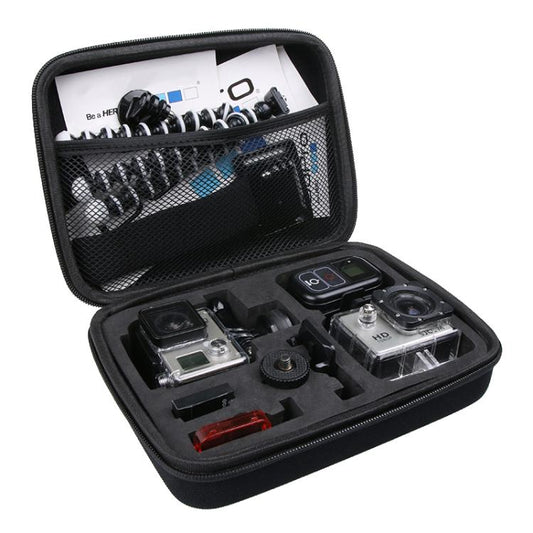 Shockproof Portable Storage Bag for GoPro, Insta360, DJI and Other Action Cameras(Black) - Carry Cases by PMC Jewellery | Online Shopping South Africa | PMC Jewellery | Buy Now Pay Later Mobicred