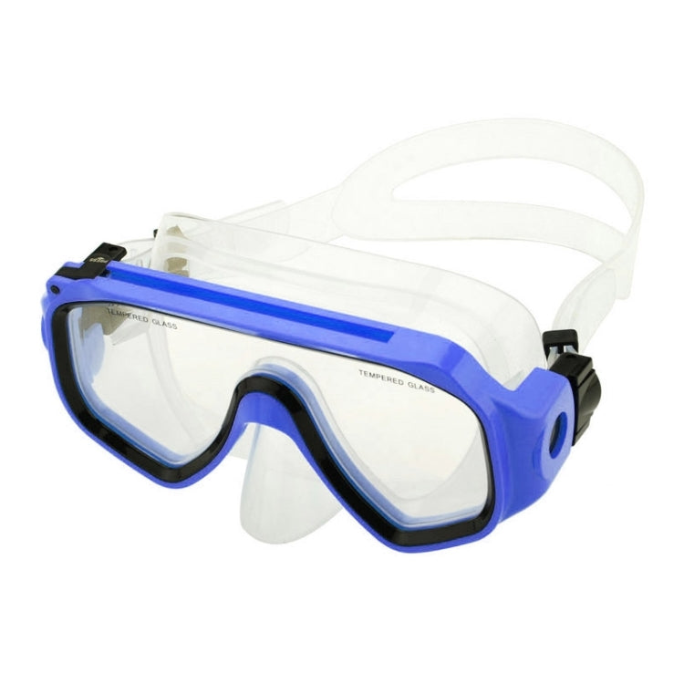 Water Sports Diving Equipment Diving Mask Swimming Glasses with Mount for GoPro, Insta360, DJI and Other Action Cameras(Blue) - Diving Mask by PMC Jewellery | Online Shopping South Africa | PMC Jewellery | Buy Now Pay Later Mobicred
