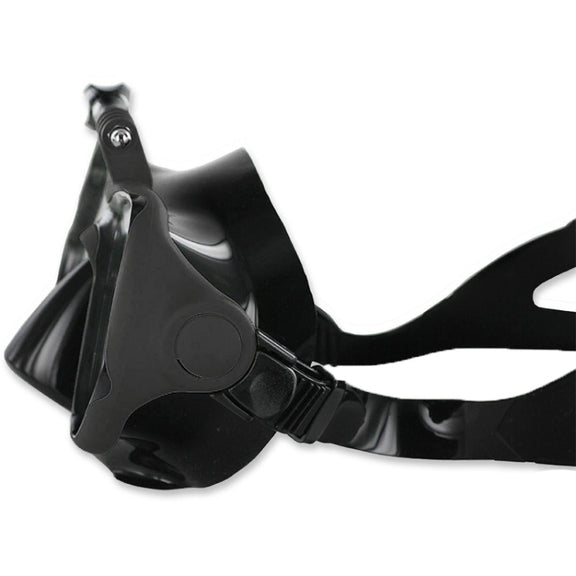 Water Sports Diving Equipment Diving Mask Swimming Glasses for GoPro, Insta360, DJI and Other Action Cameras(Black)