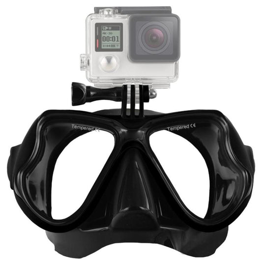 Water Sports Diving Equipment Diving Mask Swimming Glasses for GoPro, Insta360, DJI and Other Action Cameras(Black) - Diving Mask by PMC Jewellery | Online Shopping South Africa | PMC Jewellery | Buy Now Pay Later Mobicred