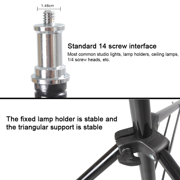 68cm-200cm Height Professional Photography Aluminum Lighting Stand for Studio Flash Light(Black) - free shipping - PMC Jewellery - Order now!