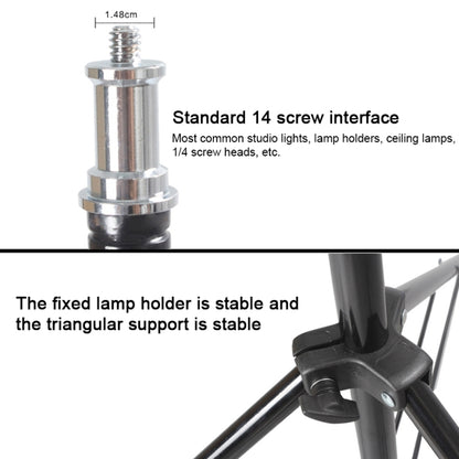 68cm-200cm Height Professional Photography Aluminum Lighting Stand for Studio Flash Light(Black) - free shipping - PMC Jewellery - Order now!