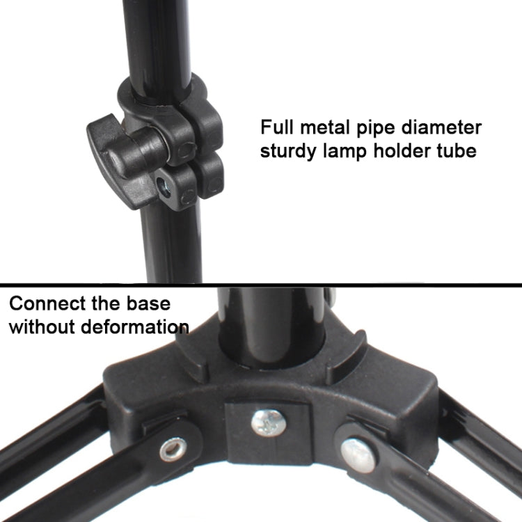 68cm-200cm Height Professional Photography Aluminum Lighting Stand for Studio Flash Light(Black) - free shipping - PMC Jewellery - Order now!