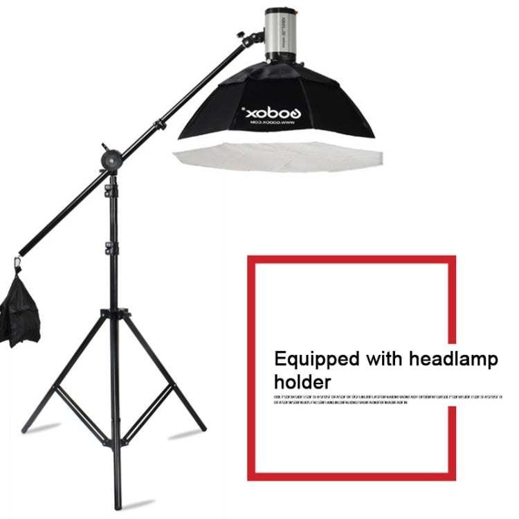 68cm-200cm Height Professional Photography Aluminum Lighting Stand for Studio Flash Light(Black) - free shipping - PMC Jewellery - Order now!