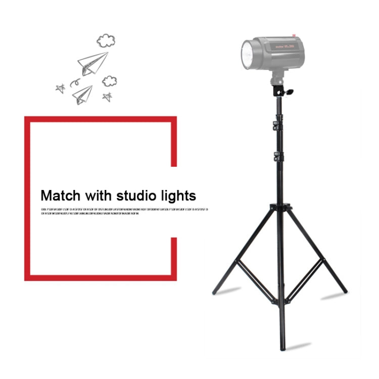68cm-200cm Height Professional Photography Aluminum Lighting Stand for Studio Flash Light(Black) - free shipping - PMC Jewellery - Order now!