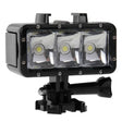 30M Waterproof Video Light 3 Modes Flashlight with Base Mount & Screw for GoPro, Insta360, DJI and Other Action Cameras - free shipping - PMC TechLife - Order now!