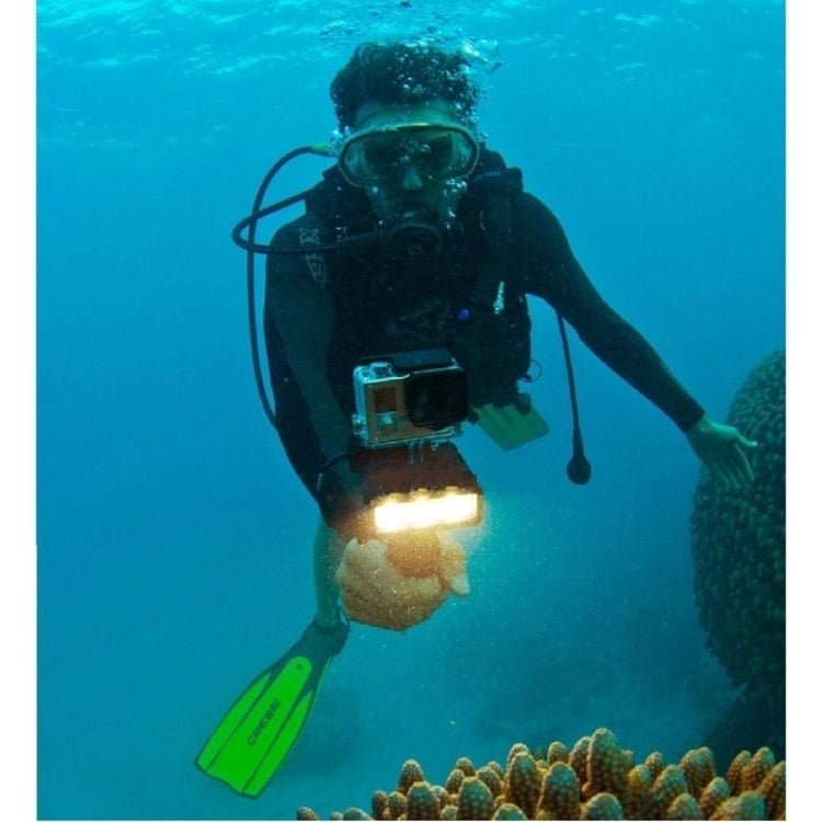 30M Waterproof Video Light 3 Modes Flashlight with Base Mount & Screw for GoPro, Insta360, DJI and Other Action Cameras - free shipping - PMC Jewellery - Order now!