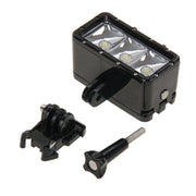 30M Water-resistant Video Light 3 Modes Flashlight with Base Mount & Screw for GoPro, Insta360, DJI and Other Action Cameras