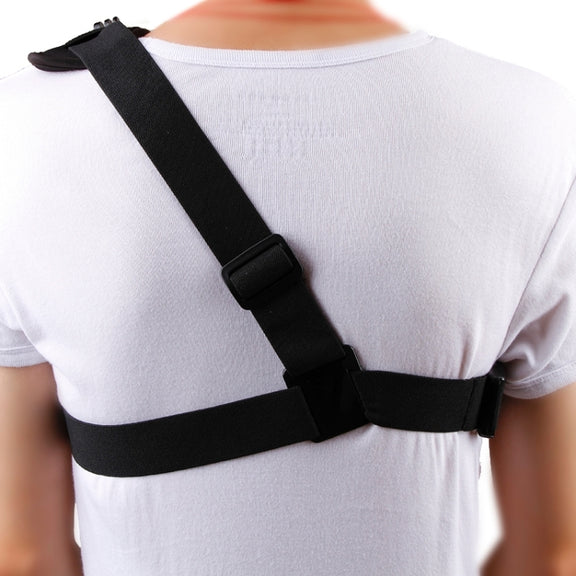 360 Degree Rotary Special Sports Single Shoulder DV Chest Belt for GoPro, Insta360, DJI and Other Action Cameras(Black)