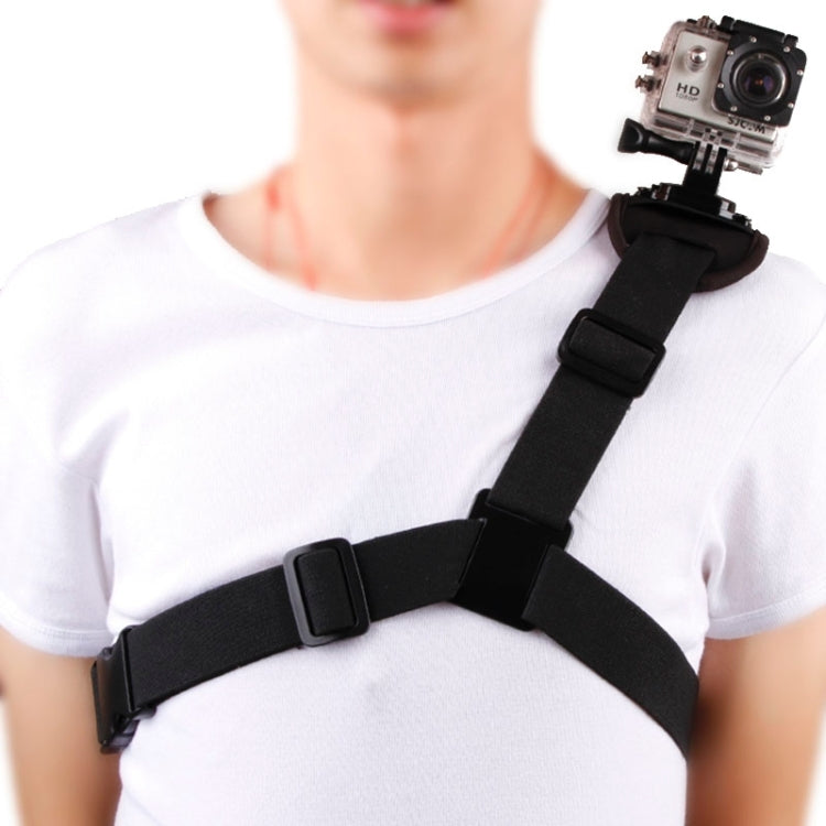 360 Degree Rotary Special Sports Single Shoulder DV Chest Belt for GoPro, Insta360, DJI and Other Action Cameras(Black) - Chest Belt by PMC Jewellery | Online Shopping South Africa | PMC Jewellery | Buy Now Pay Later Mobicred