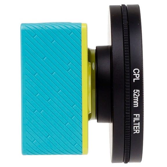 52mm CPL Filter Circular Polarizer Lens Filter with Cap for Xiaomi Xiaoyi 4K+ / 4K, Xiaoyi Lite, Xiaoyi  Sport Camera