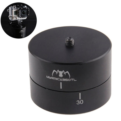 MYRMICA 360TL Time Lapse Pan and Tilt Head / 360 Degree Auto Rotation Camera Mount for  GoPro HERO9 Black /HERO8 Black /7 /6/ 5 /5 Session /4 /3+ /3 /2 /1(Black) - free shipping - PMC Jewellery - Order now!