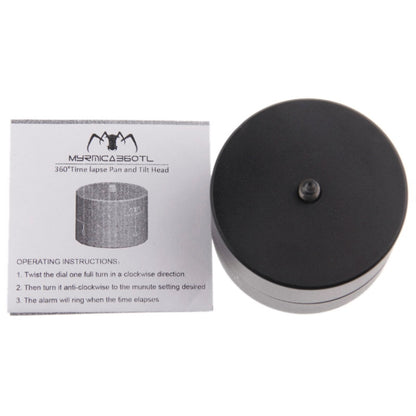 MYRMICA 360TL Time Lapse Pan and Tilt Head / 360 Degree Auto Rotation Camera Mount for  GoPro HERO9 Black /HERO8 Black /7 /6/ 5 /5 Session /4 /3+ /3 /2 /1(Black) - free shipping - PMC Jewellery - Order now!