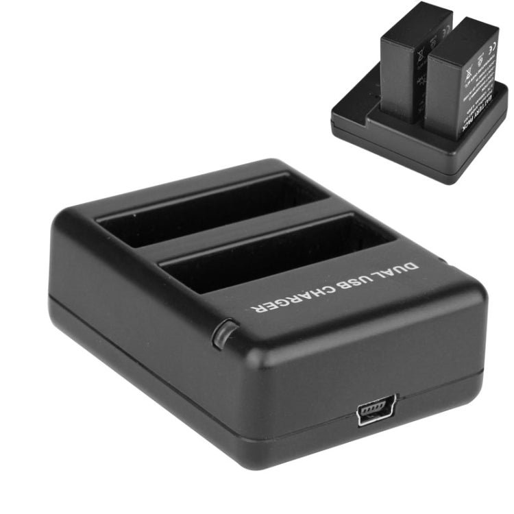 USB Dual Battery Travel Charger for GoPro HERO4 (AHDBT-401)(Black) - free shipping - PMC TechLife - Order now!