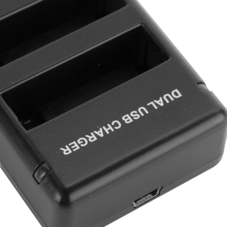 USB Dual Battery Travel Charger for GoPro HERO4 (AHDBT-401)(Black) - free shipping - PMC Jewellery - Order now!