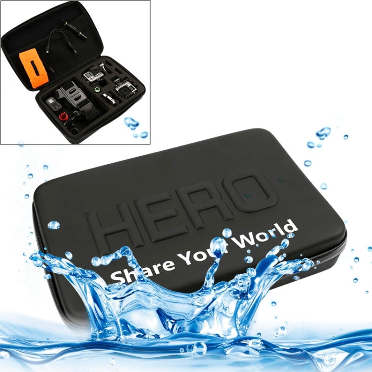 Shockproof Water-resistant Portable Travel Case for GoPro, Insta360, DJI and Other Action Cameras Accessories, Size: 32cm x 22cm x 7cm