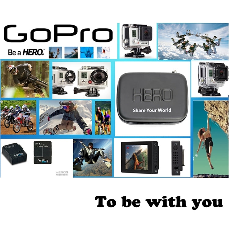 Shockproof Water-resistant Portable Travel Case for GoPro, Insta360, DJI and Other Action Cameras Accessories, Size: 32cm x 22cm x 7cm