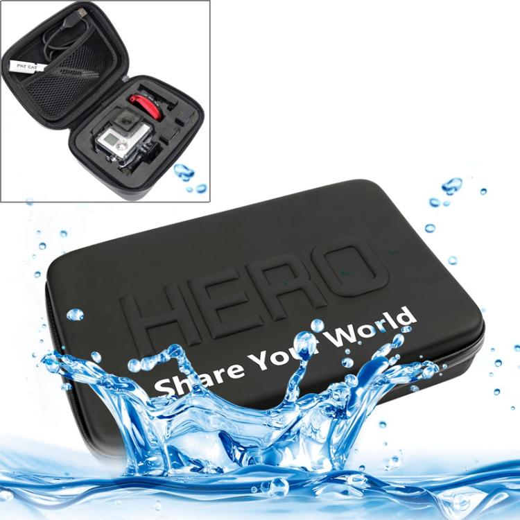 Shockproof Water-resistant Portable Travel Case for GoPro, Insta360, DJI and Other Action Cameras Accessories, Size: 16cm x 12cm x 7cm