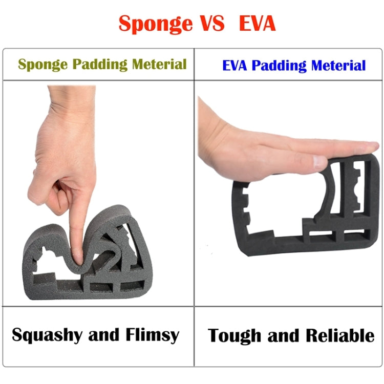 Shockproof Waterproof Portable Travel Case for GoPro, Insta360, DJI and Other Action Cameras Accessories, Size: 16cm x 12cm x 7cm - Carry Cases by PMC TechLife | Online Shopping South Africa | PMC TechLife | Buy Now Pay Later Mobicred