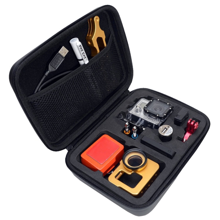 Shockproof Water-resistant Portable Travel Case for GoPro, Insta360, DJI and Other Action Cameras Accessories, Size: 22cm x 16cm x 7cm