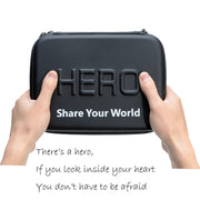 Shockproof Water-resistant Portable Travel Case for GoPro, Insta360, DJI and Other Action Cameras Accessories, Size: 22cm x 16cm x 7cm