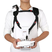 Shoulder Backpack Carry Case Multipurpose Bag Neck Strap Belt for Dji Phantom 3 / 2 / 1 / Vision+, Carry Available for Quadcopter, Remote Controller, Battery, Propellers(Black)