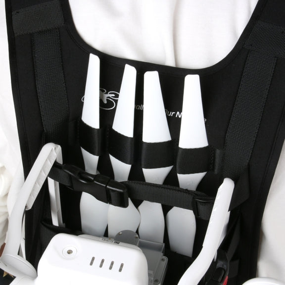 Shoulder Backpack Carry Case Multipurpose Bag Neck Strap Belt for Dji Phantom 3 / 2 / 1 / Vision+, Carry Available for Quadcopter, Remote Controller, Battery, Propellers(Black)