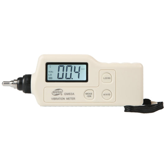 BENETECH GM63A Vibration Meter Digital Tester Vibrometer Analyzer Acceleration Velocity(White) - free shipping - PMC Jewellery - Order now!