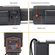 Super Scanner wand Metal Detector (MD-3003B1)(Black)