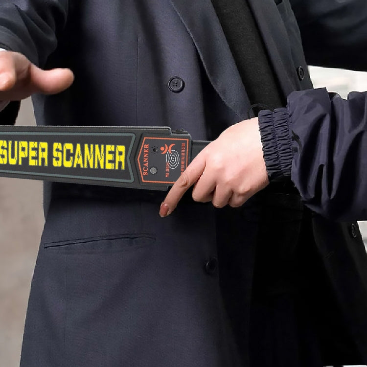 Super Scanner wand Metal Detector (MD-3003B1)(Black)