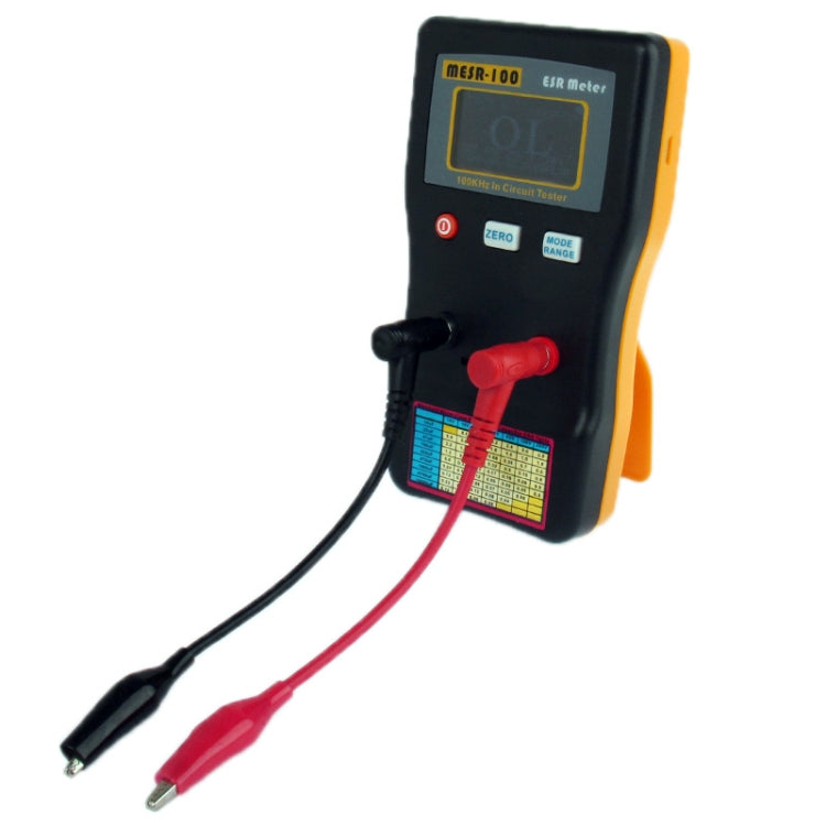 MESR-100 AutoRanging In Circuit ESR Capacitor /Low Ohm Meter Up to 0.01 to 100R(Orange) - free shipping - PMC TechLife - Order now!
