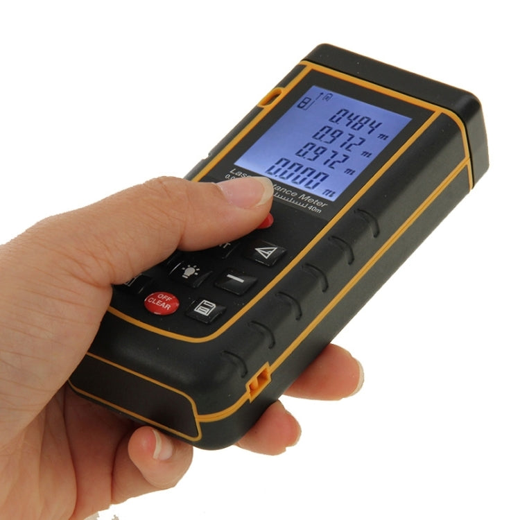 RZ-A40 1.9 inch LCD 40m Hand-held Laser Distance Meter with Level Bubble - Laser Rangefinder by PMC TechLife | Online Shopping South Africa | PMC TechLife | Buy Now Pay Later Mobicred