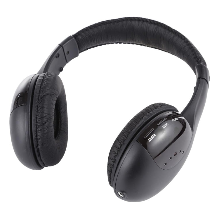 MH2001 Hi-Fi 5 in 1 Receiver + Emitter Wireless Headphone(Black) - Headset & Headphone by PMC TechLife | Online Shopping South Africa | PMC TechLife