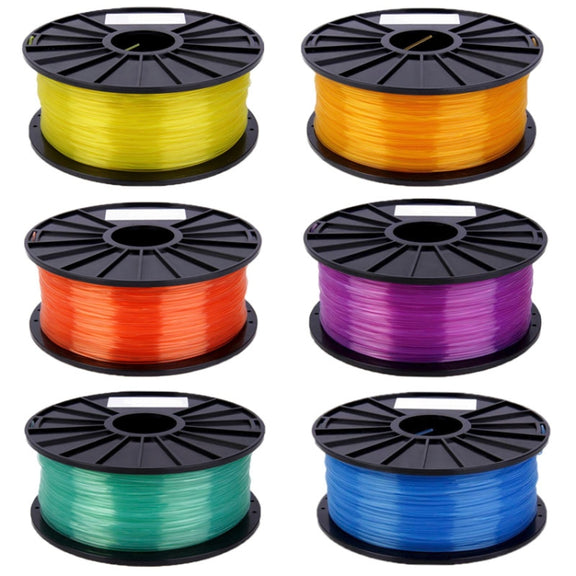 PLA 1.75 mm Transparent 3D Printer Filaments(Purple)