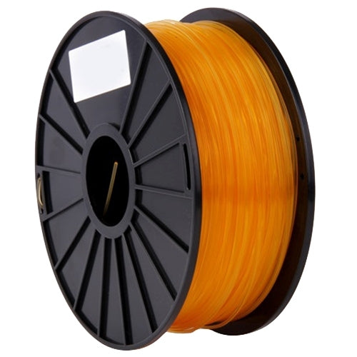 PLA 3.0 mm Transparent 3D Printer Filaments, about 115m(Orange) - free shipping - PMC Jewellery - Order now!