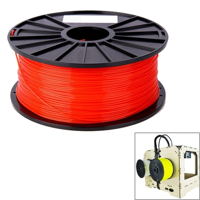ABS 1.75 mm Color Series 3D Printer Filaments, about 395m(Red)