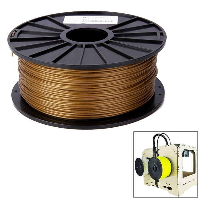 ABS 3.0 mm Color Series 3D Printer Filaments, about 135m(Gold) - Consumables by PMC TechLife | Online Shopping South Africa | PMC TechLife | Buy Now Pay Later Mobicred