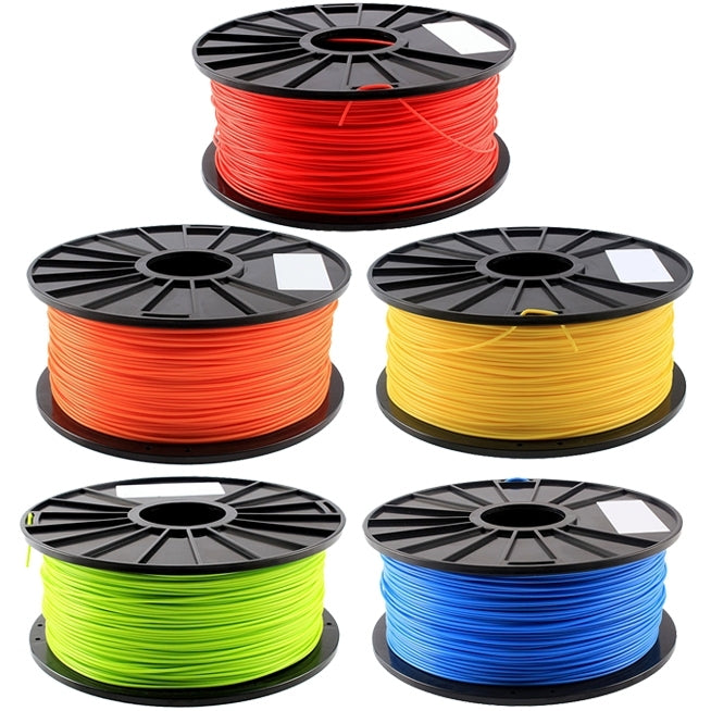 PLA 3.0 mm Fluorescent 3D Printer Filaments, about 115m(Red)