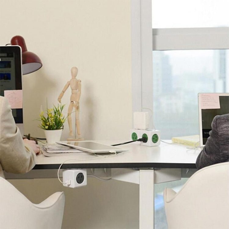 PowerCube 10A Universal Wall Adapter Power Socket with 5 US / AU Sockets for Home Office, AU Plug, Random Color Delivery - Extension Socket by PMC TechLife | Online Shopping South Africa | PMC TechLife | Buy Now Pay Later Mobicred