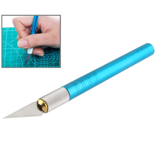 WLXY-9311, WLXY Tool Precision Knife with Replaceable Blade for Mat Cutting / Model Making / Etching / Carving / Scoring / Trimming, OAL: 145mm, Size: 121mm x 10mm Diameter(Blue) - free shipping - PMC Jewellery - Order now!
