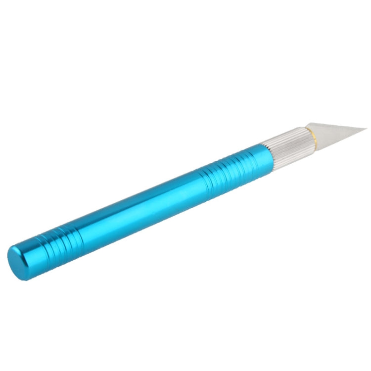 WLXY-9311, WLXY Tool Precision Knife with Replaceable Blade for Mat Cutting / Model Making / Etching / Carving / Scoring / Trimming, OAL: 145mm, Size: 121mm x 10mm Diameter(Blue) - free shipping - PMc TechLife - Order now!