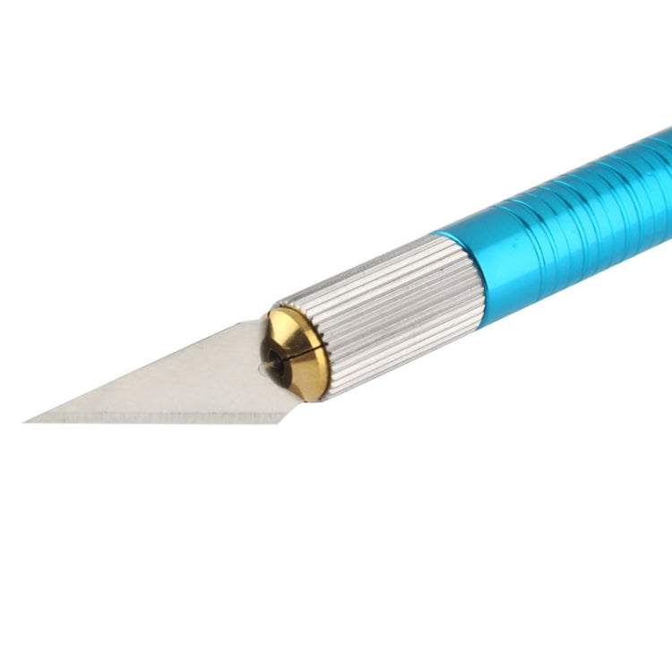 WLXY-9311, WLXY Tool Precision Knife with Replaceable Blade for Mat Cutting / Model Making / Etching / Carving / Scoring / Trimming, OAL: 145mm, Size: 121mm x 10mm Diameter(Blue) - free shipping - PMC Jewellery - Order now!