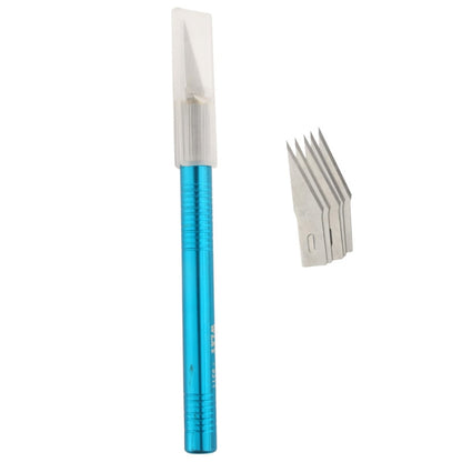 WLXY-9311, WLXY Tool Precision Knife with Replaceable Blade for Mat Cutting / Model Making / Etching / Carving / Scoring / Trimming, OAL: 145mm, Size: 121mm x 10mm Diameter(Blue) - free shipping - PMC Jewellery - Order now!