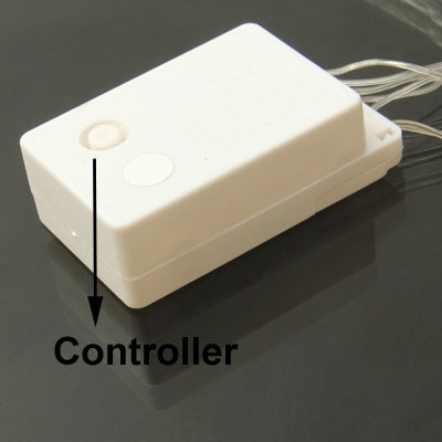 10m String Decoration Light , For Christmas Party, 100 LED, 8 Display Modes,  AC 220V(White)