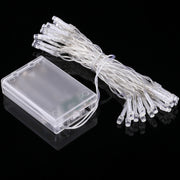 3m String Decoration Light, For Christmas Party, 30 LED,  2-Mode Flash, Battery Powered(Blue Light)