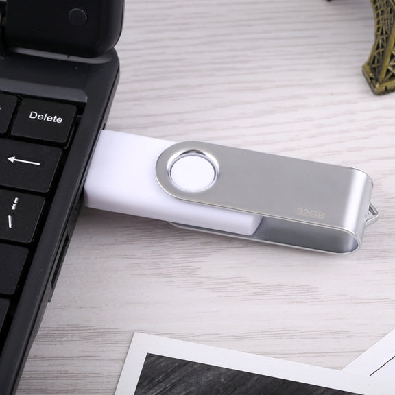 32GB Twister USB 2.0 Flash Disk(White)