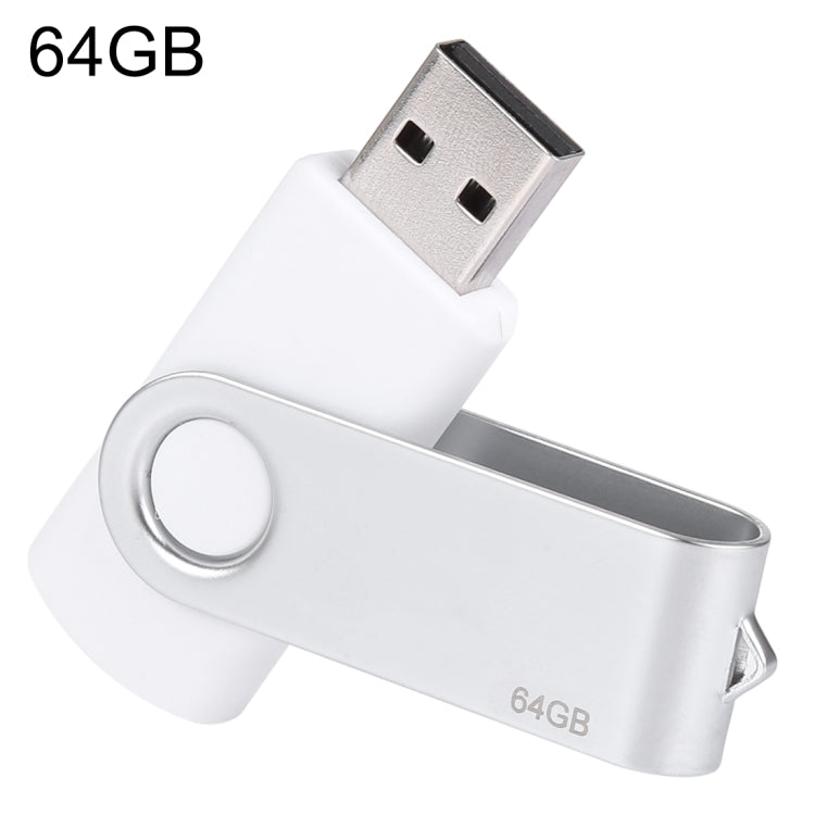 64GB Twister USB 2.0 Flash Disk(White) - USB Flash Drives by PMc TechLife | Online Shopping South Africa | PMc TechLife | Buy Now Pay Later Mobicred